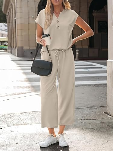 Two Piece Lounge Sets for Women Spring Vacation Beach Travel Airport Outfits Casual Cruise Fashion