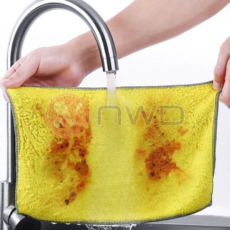 《𝗦𝗧𝗥𝗘𝗡𝗚𝗧𝗛𝗘𝗡》Microfiber Water Absorption Car Cleaning Towel Polish Washing Cloth Kain Buruk 洗车布 NWD