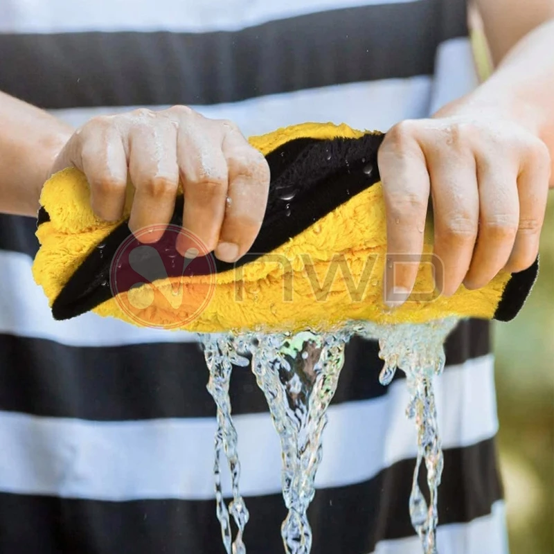 《𝗦𝗧𝗥𝗘𝗡𝗚𝗧𝗛𝗘𝗡》Microfiber Water Absorption Car Cleaning Towel Polish Washing Cloth Kain Buruk 洗车布 NWD