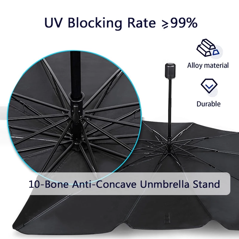 Car Window Sun Shade Car Windscreen Sunshade Car Sun Shield Umbrella Auto Shade Cover Sun Protection Window Cover 汽車遮陽
