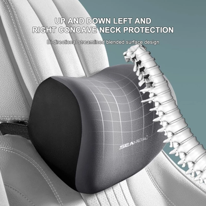 🔥READY STOCK🔥 SOARFLY Car Neck Pillow Headrest Cushions Waist Pillow Universal Car Neck Pillow Interior Accessories