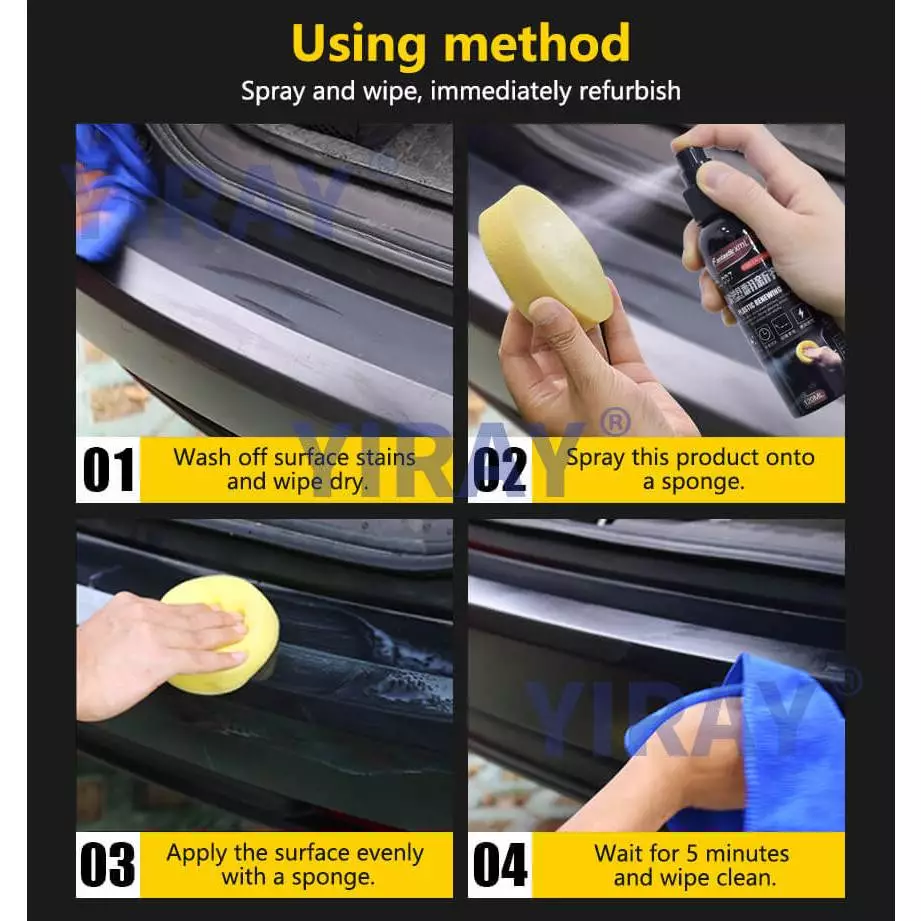 Rubber Plastic Refurbishment Agent Auto Parts Crystal-Plated Table Board Wax Maintenance Rest