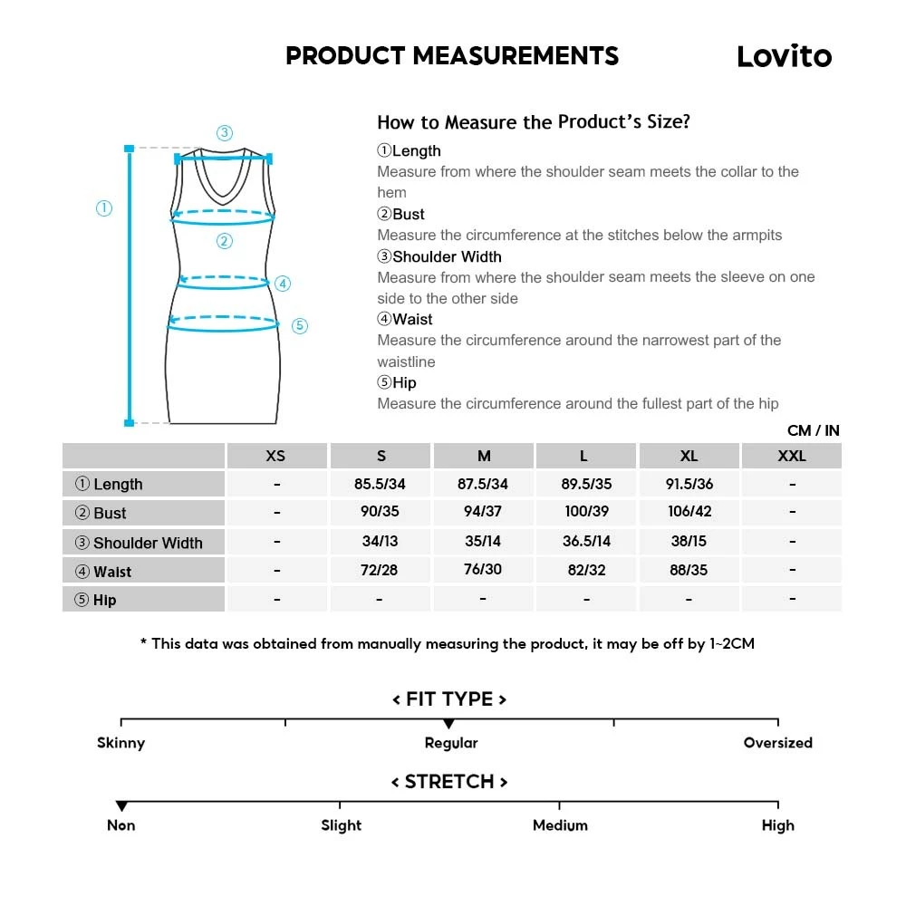 (NEW) Lovito Elegant Dress Belted Spring/summer Red Dress for Women LBL29340